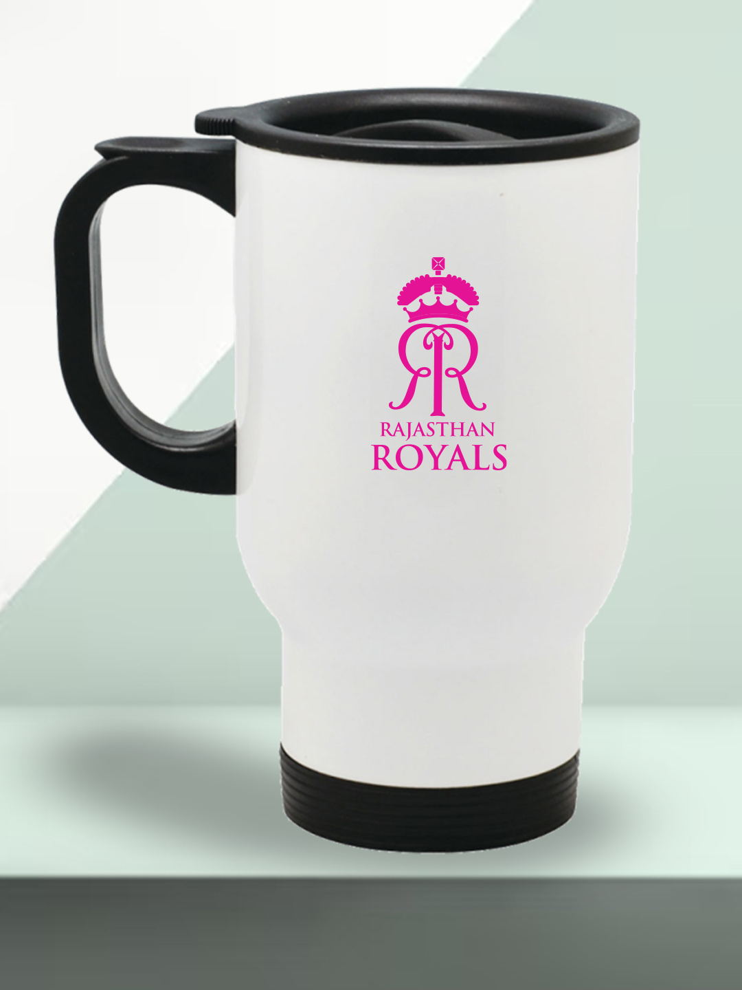 Rajasthan Royals Travel Mug with Vacuum Insulated Double-Walled Leakproof Lid Stainless Steel Mug - 450 ML (2)