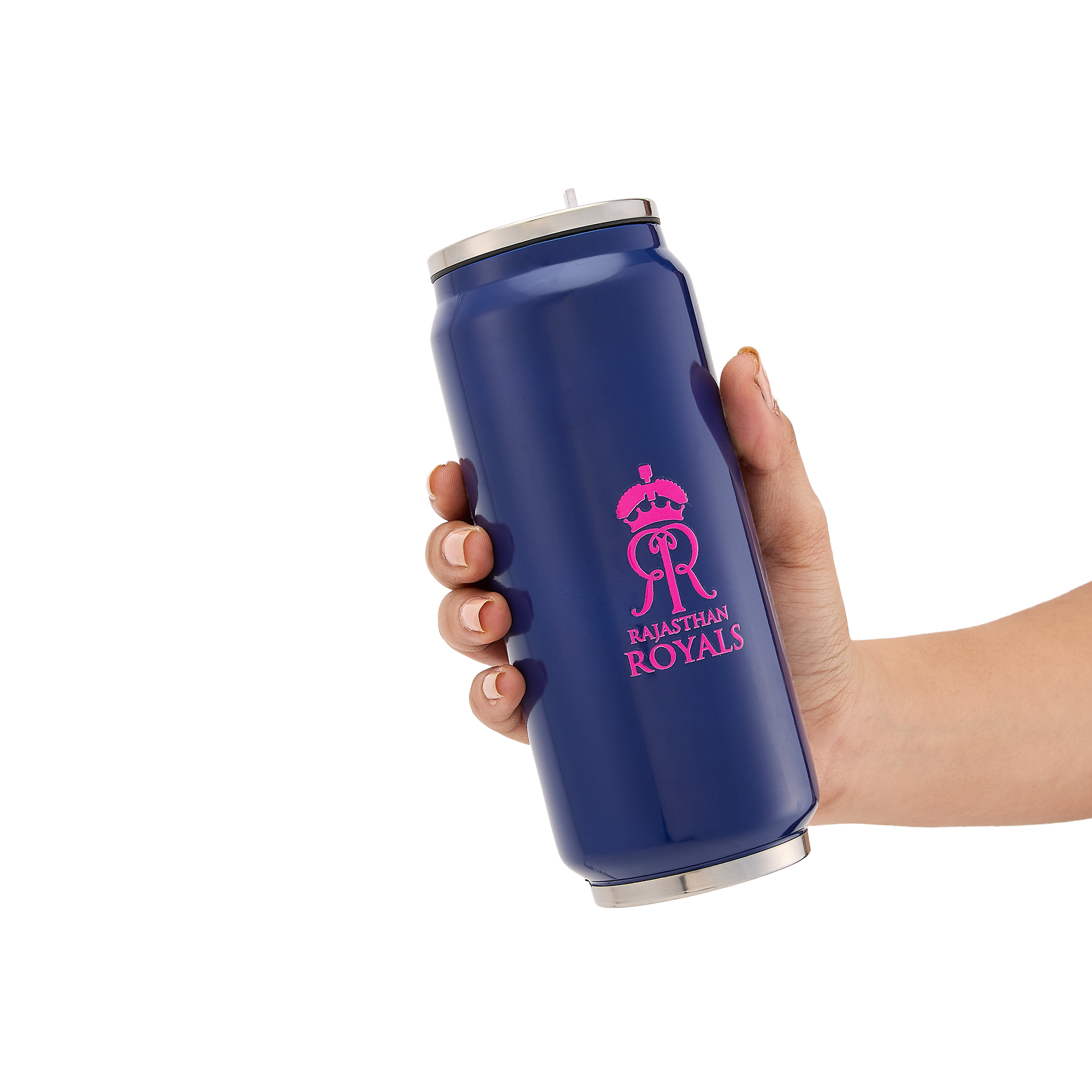 Rajasthan Royals Travel Sipper with Vacuum Insulated Double-Walled Stainless Steel-680 ML (Navy Blue) (6)