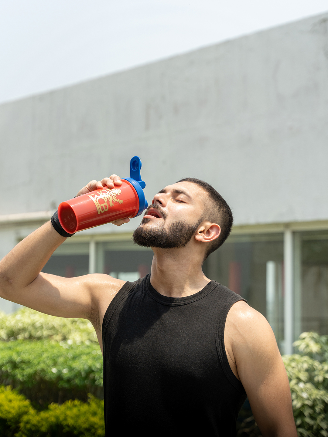 Royal Challengers Bangalore Gym Shaker for Protein Shake Leakproof for Protein Gym Bottle - Red