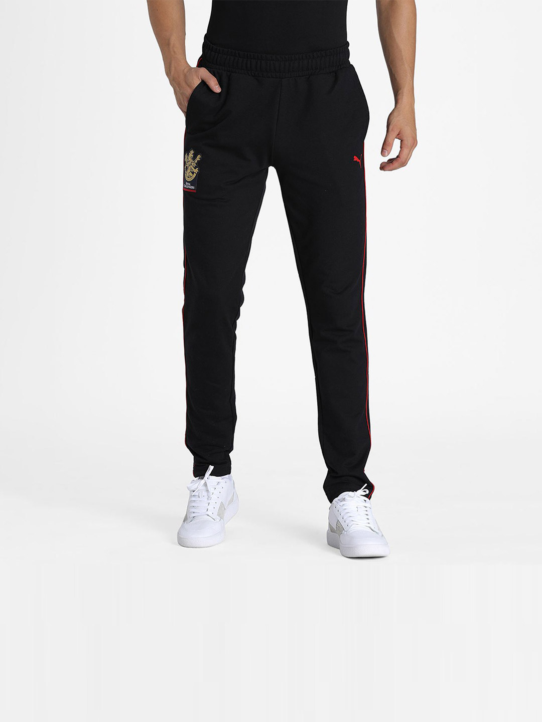 Royal Challengers Bangalore RCB Puma Black Fanwear Pants (1)