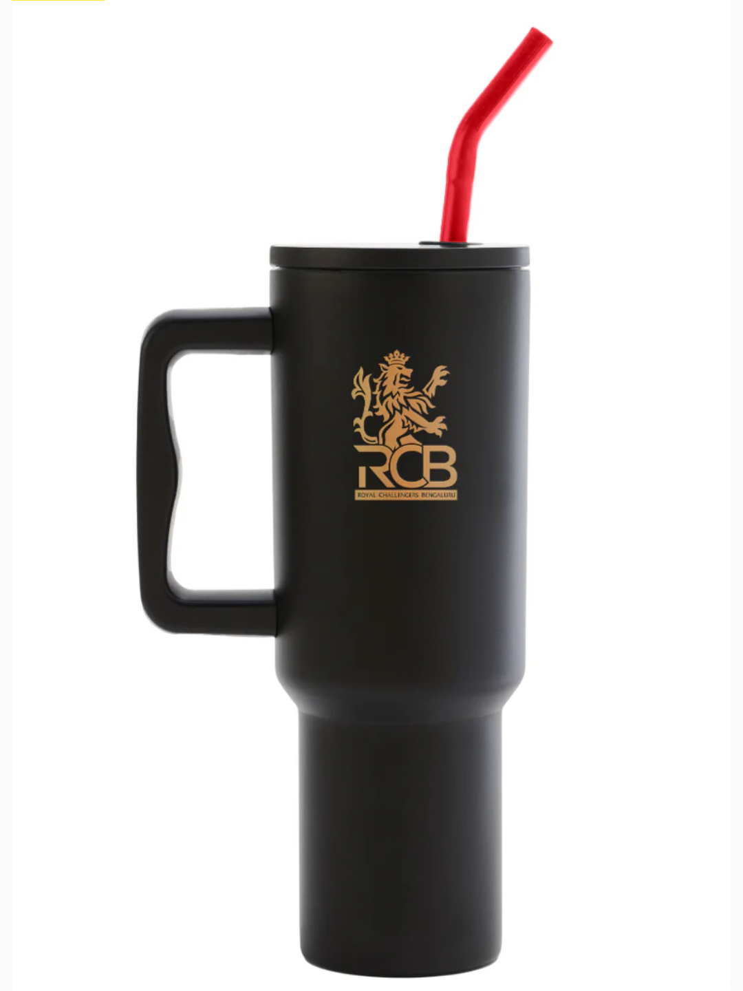 Royal Challengers Bangalore RCB X Boldfit Tumbler with Lid & Straw Chugger (1)
