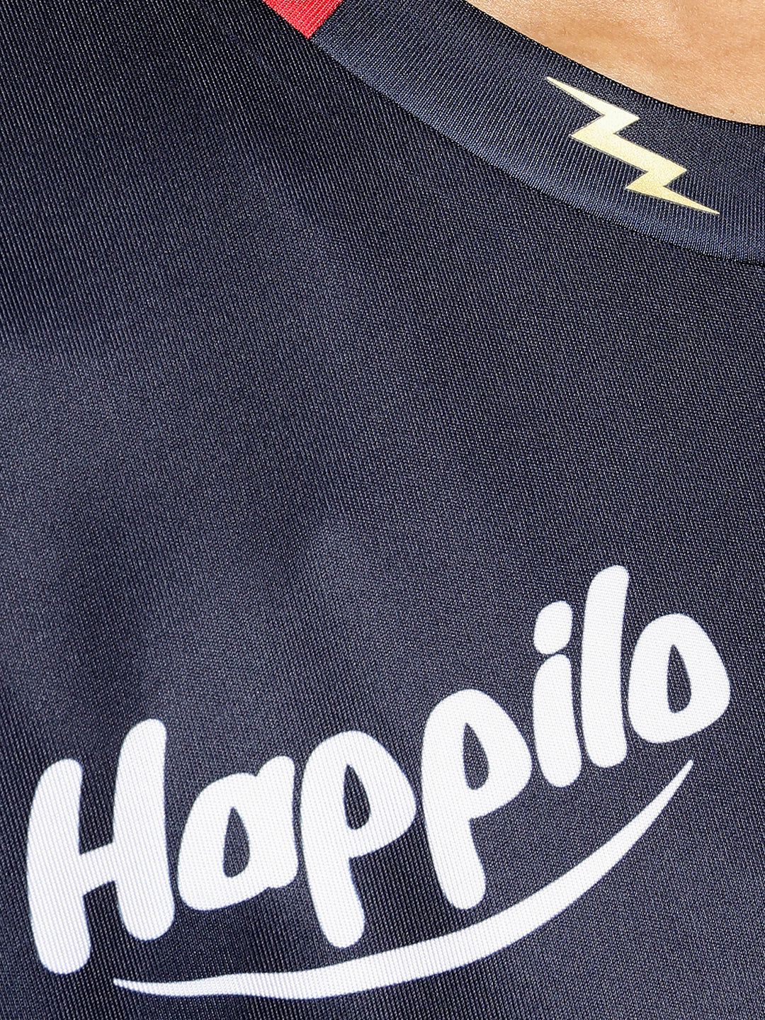 Royal Challengers Bangalore Women Navy Blue and Red Half Sleeves Official 2023 Replica Jersey (6)