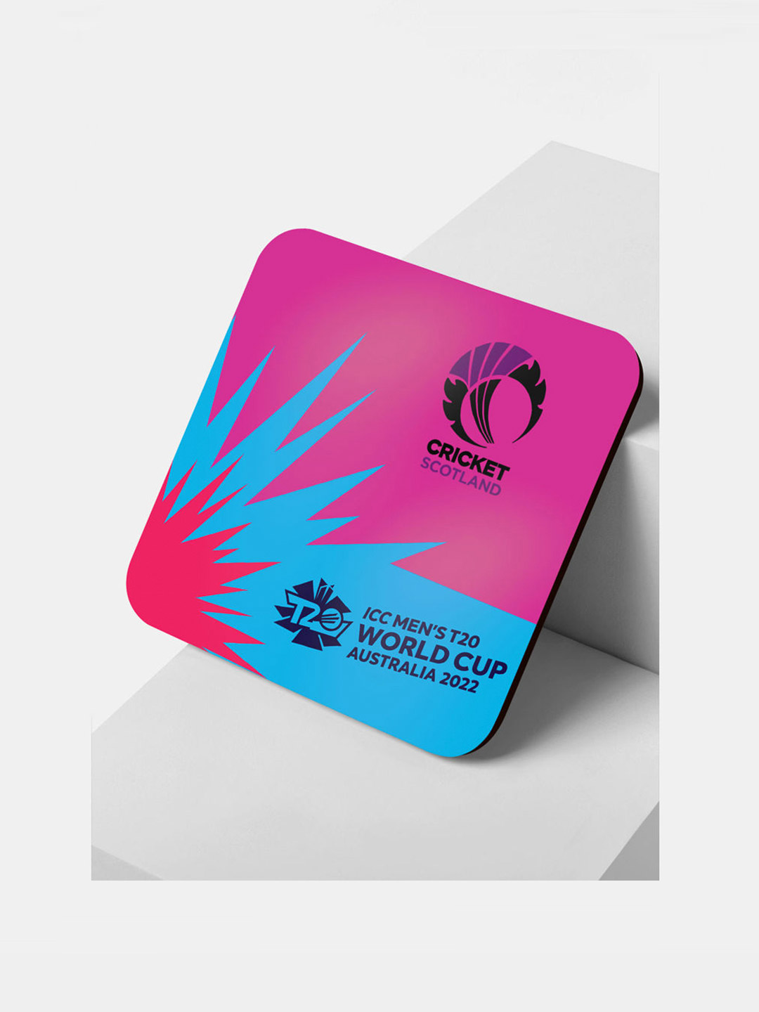 Scotland Team Scotland ICC T20 Square Coaster (2)