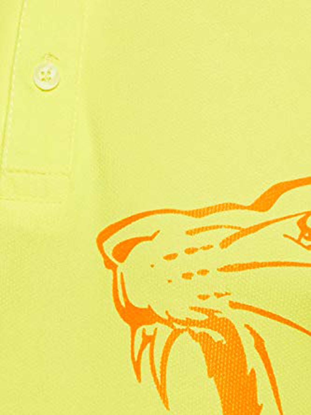 Seven by MS Dhoni Men Yellow Graphic Printed Half Sleeves Polo Collar T-Shirt (5)