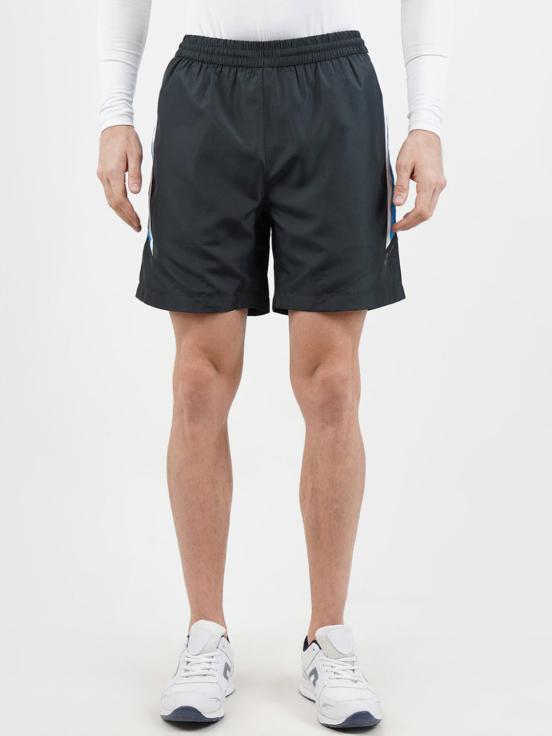 Seven by MS Dhoni Seven by MS Dhoni Black Ziffy Shorts (1)