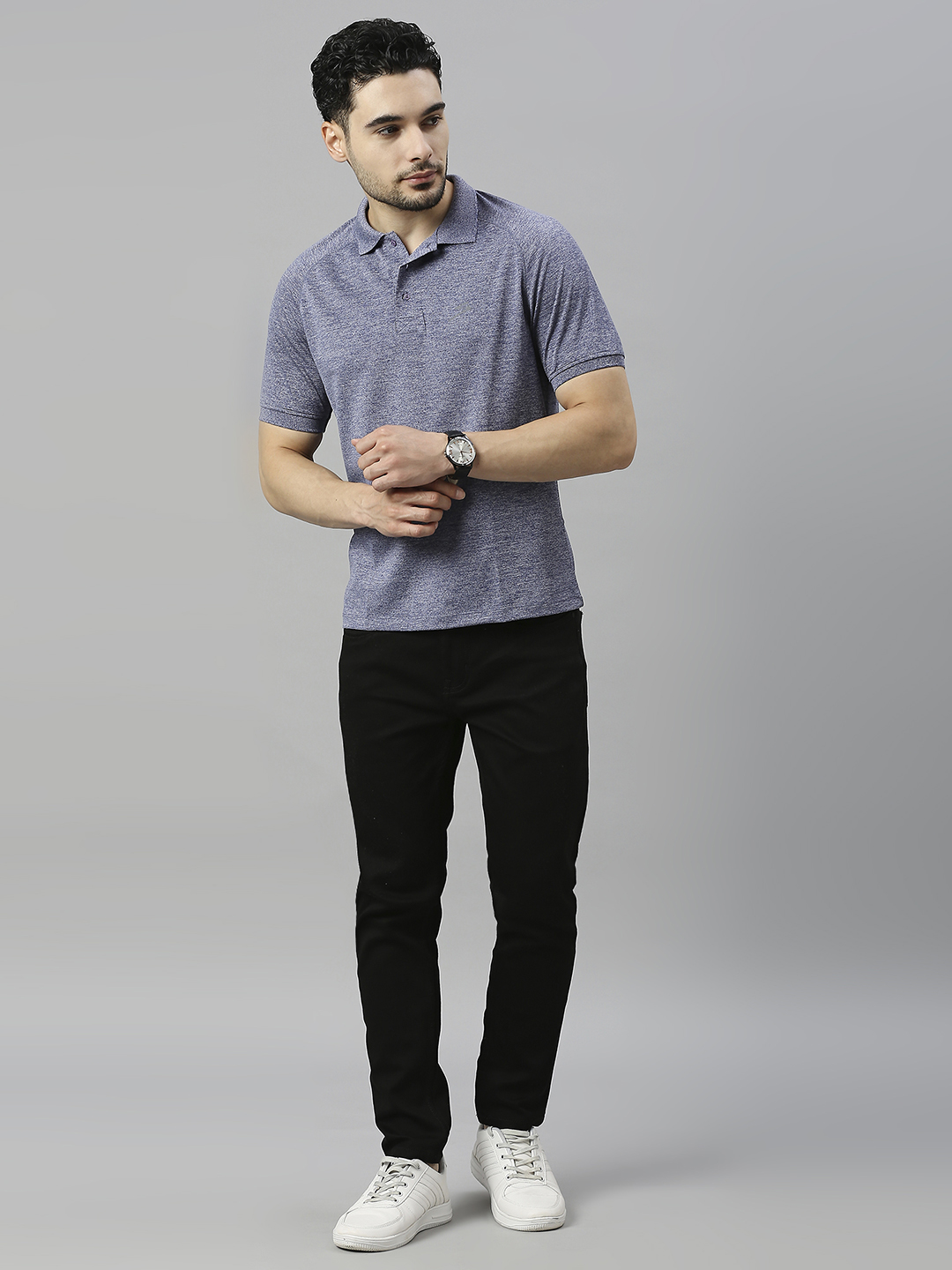 SG Men Astral Aura Solid Short Sleeves Polo Collar T-Shirts (4)