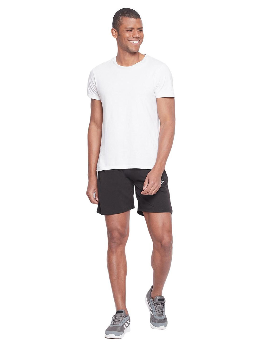 SG Men Black Printed Polyester Regular Fit Sports Shorts (2)