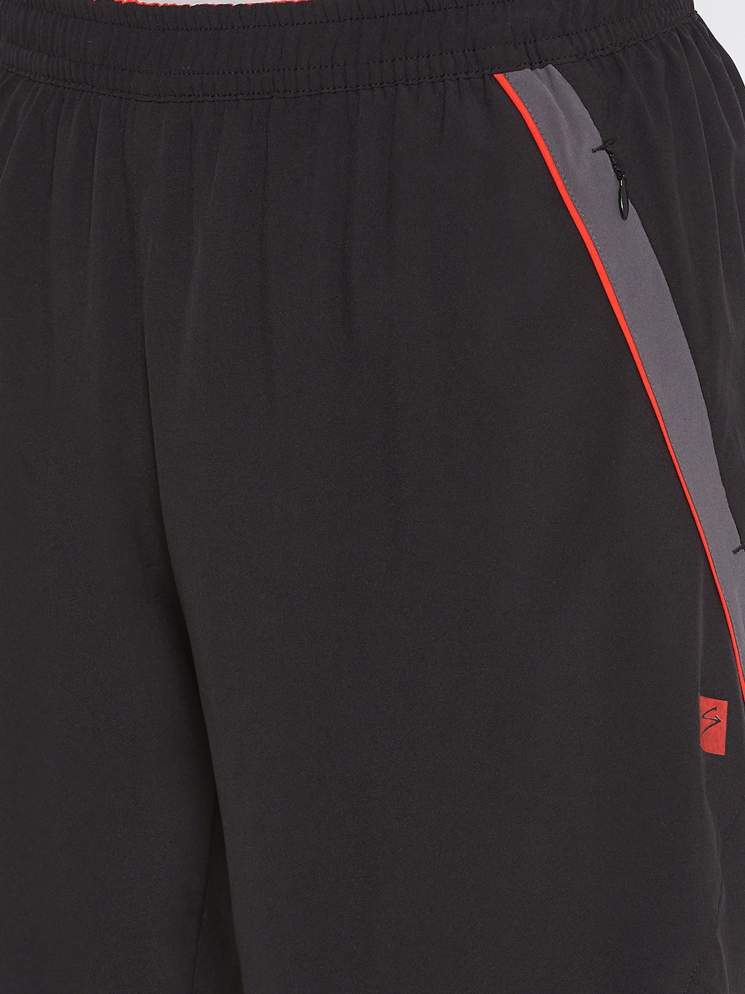 SG Men Black Printed Polyester Regular Fit Sports Shorts (6)