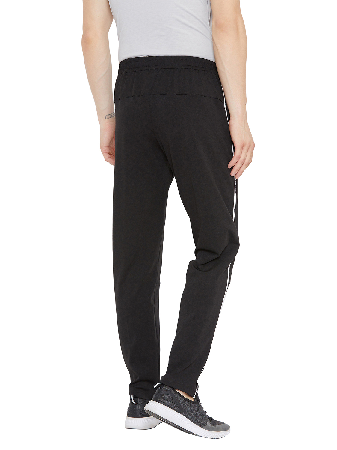SG Men Black Printed Polyester Regular Fit Track Pants (4)