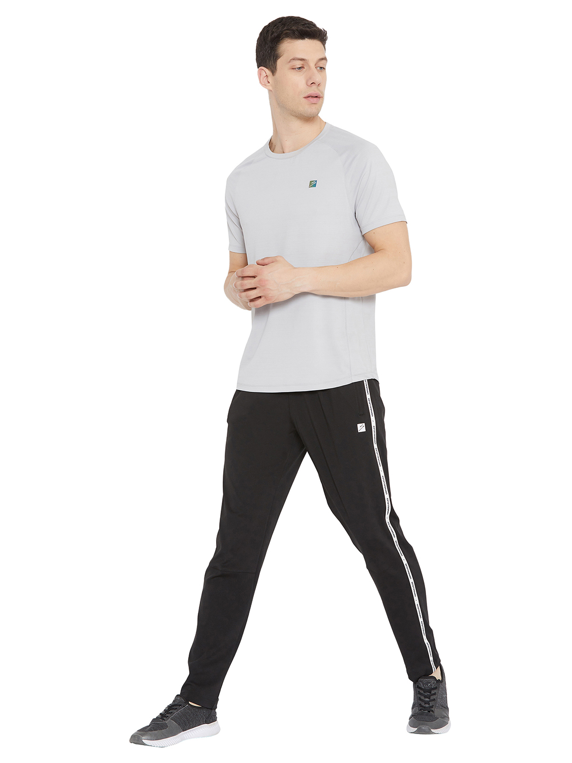 SG Men Black Printed Polyester Regular Fit Track Pants (5)