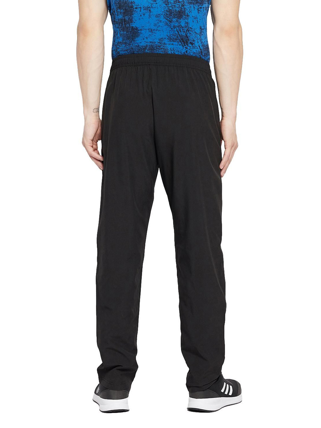 SG Men Black Printed Polyester Regular Fit Track Pants (4)