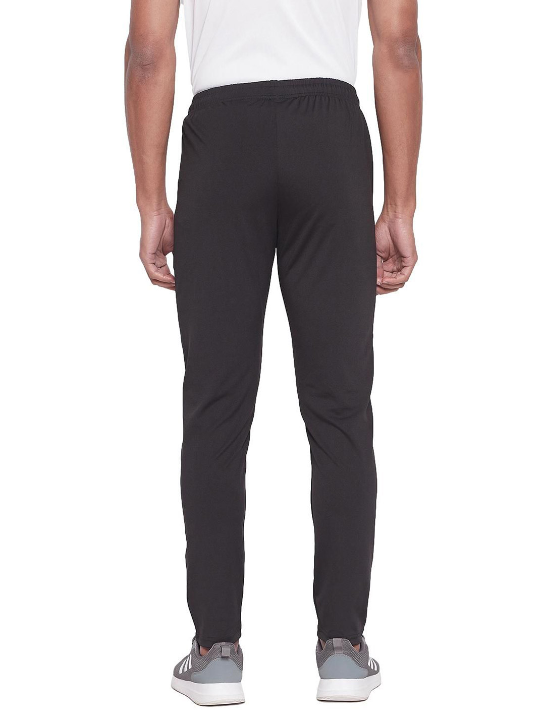 SG Men Black Printed Polyester Regular Fit Track Pants (2)
