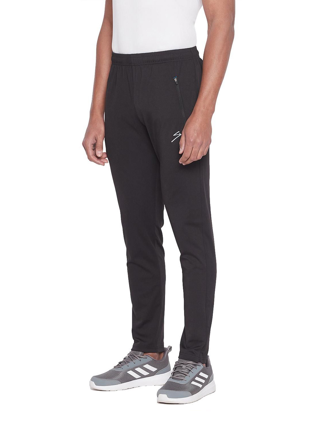 SG Men Black Printed Polyester Regular Fit Track Pants (5)