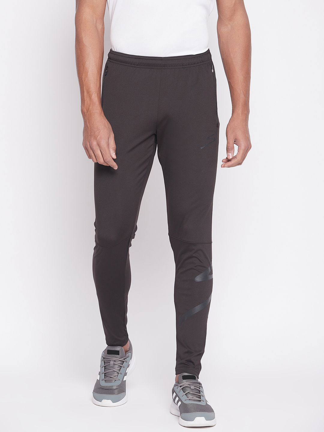 SG Men Black Printed Polyester Regular Fit Track Pants (1)