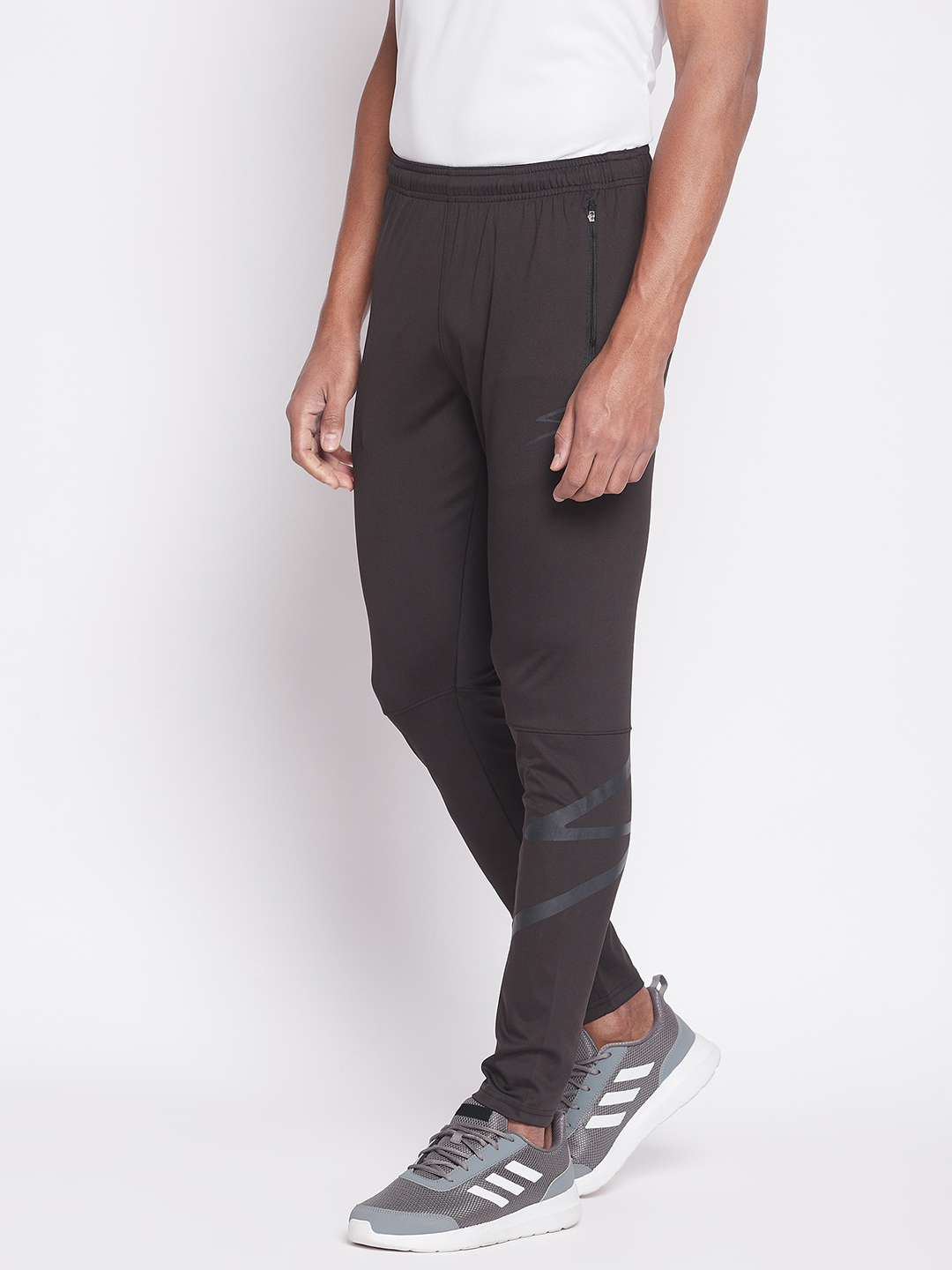 SG Men Black Printed Polyester Regular Fit Track Pants (2)