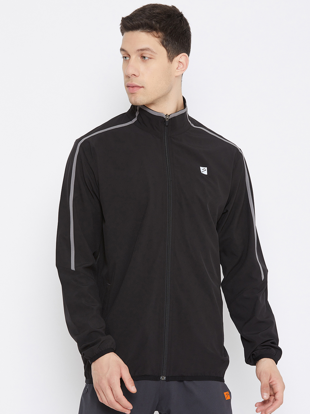 SG Men Black Solid Long Sleeves Round Neck Co-ord Sets (1)