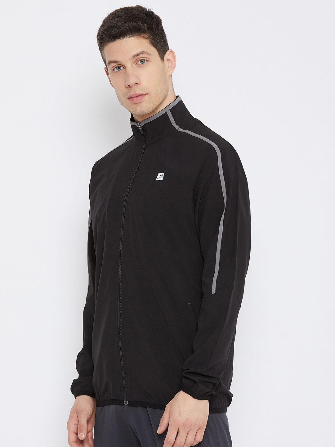 SG Men Black Solid Long Sleeves Round Neck Co-ord Sets (2)