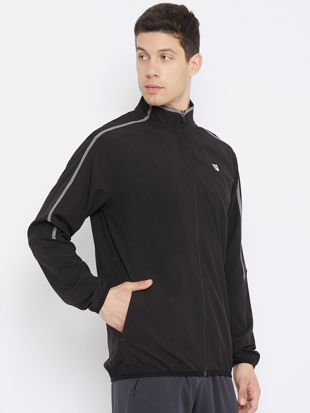 SG Men Black Solid Long Sleeves Round Neck Co-ord Sets (3)