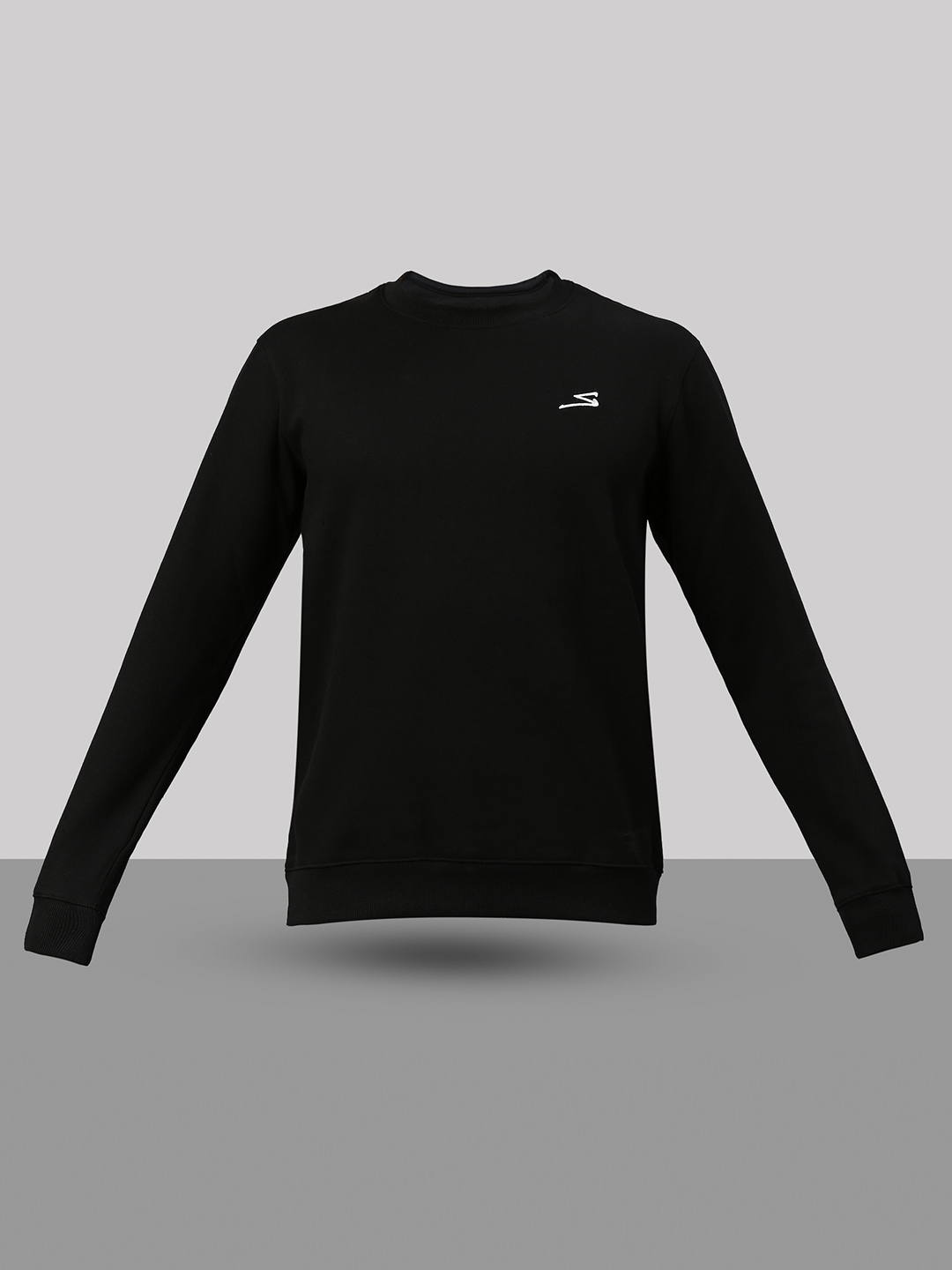 SG Men Black Solid Long Sleeves Round Neck Sweatshirts (6)