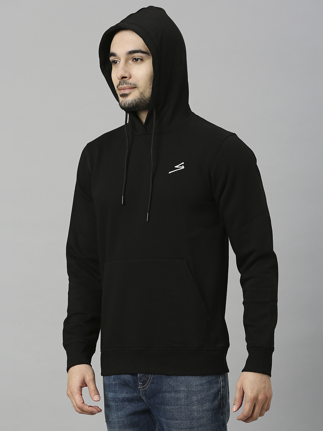 SG Men Black Solid Long Sleeves Round Neck Sweatshirts (3)