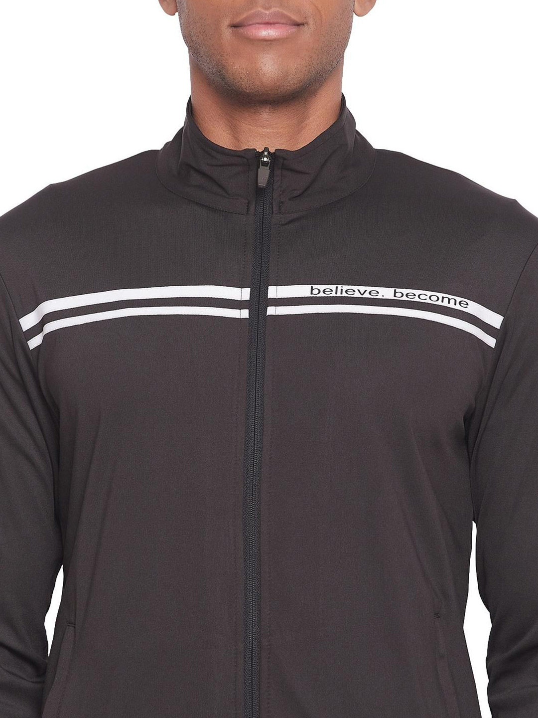 SG Men Black Solid Long Sleeves Turtle Neck Co-ord Sets (6)