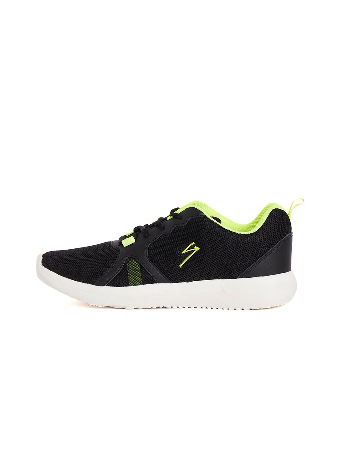 SG Men Fury Black/Lime Sports Shoes (1)