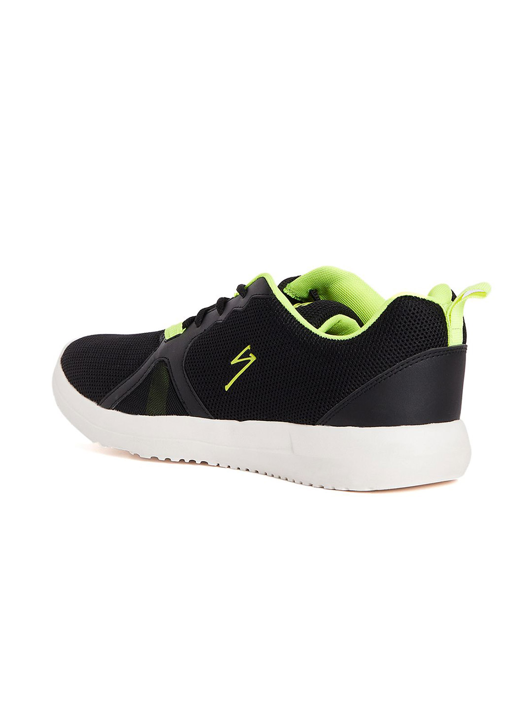 SG Men Fury Black/Lime Sports Shoes (3)