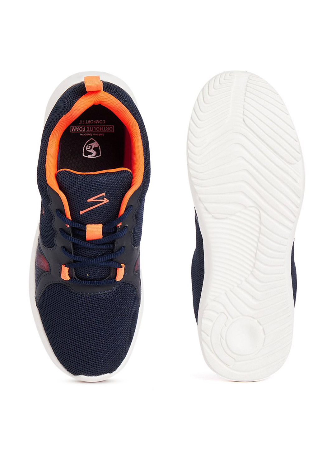 SG Men Fury Navy/Orange Sports Shoes (4)