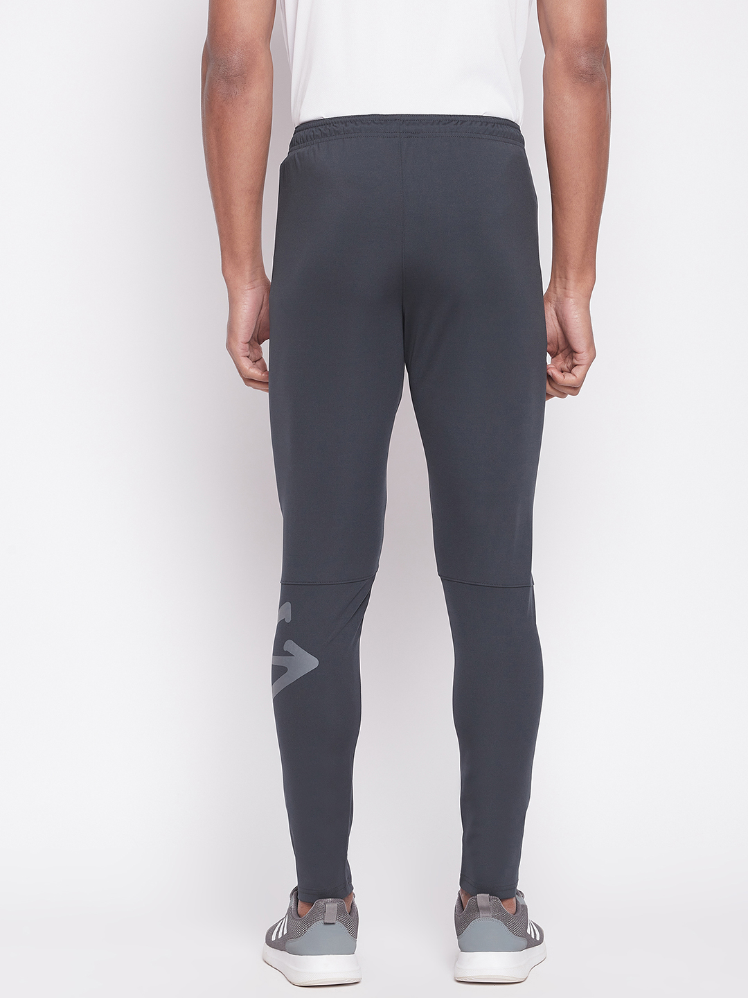 SG Men Grey Printed Polyester Regular Fit Track Pants (4)