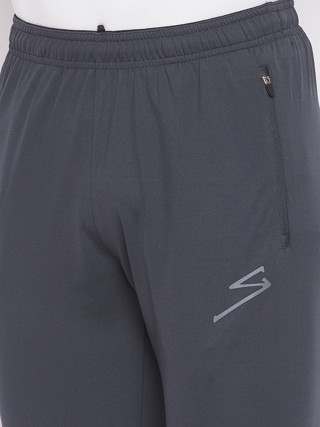 SG Men Grey Printed Polyester Regular Fit Track Pants (6)