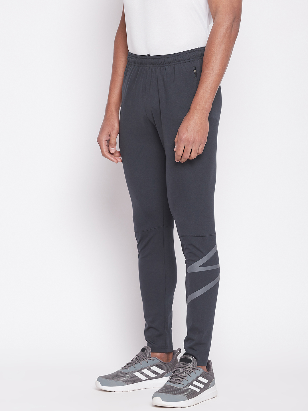 SG Men Grey Printed Polyester Regular Fit Track Pants (2)