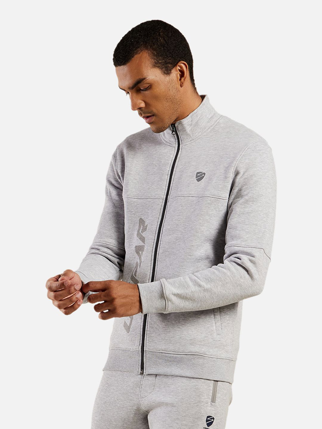 SG Men Grey Solid Long Sleeves Round Neck Jackets (3)