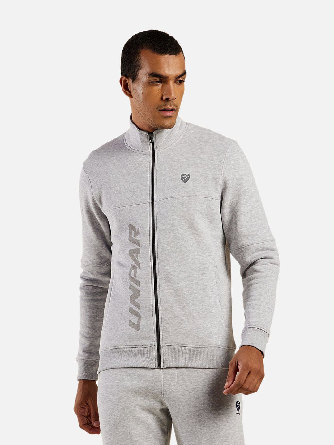 SG Men Grey Solid Long Sleeves Round Neck Jackets (4)