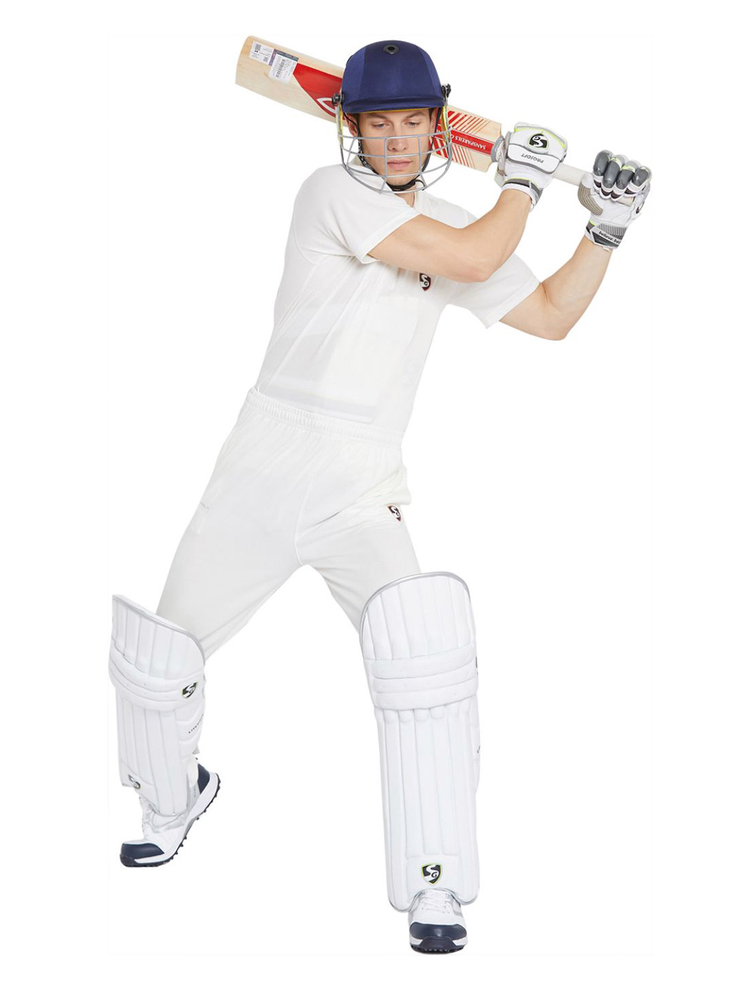 SG Men Half Sleeves Off-White Cricket Club Polo Neck Shirt (7)