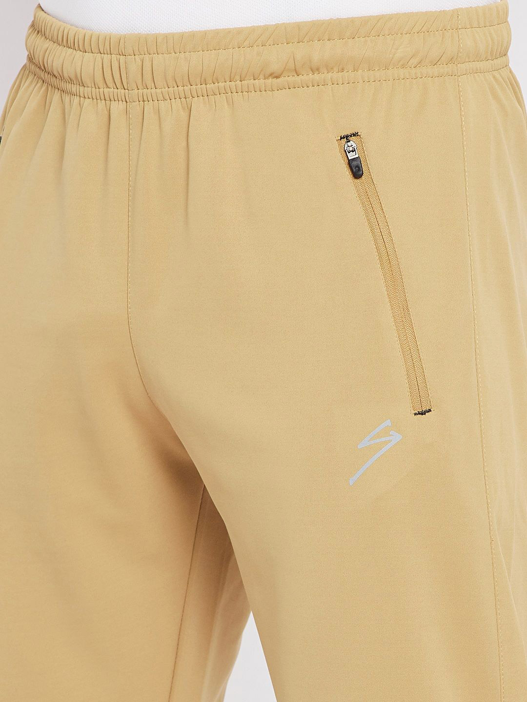 SG Men Khaki Printed Polyester Regular Fit Track Pants (6)