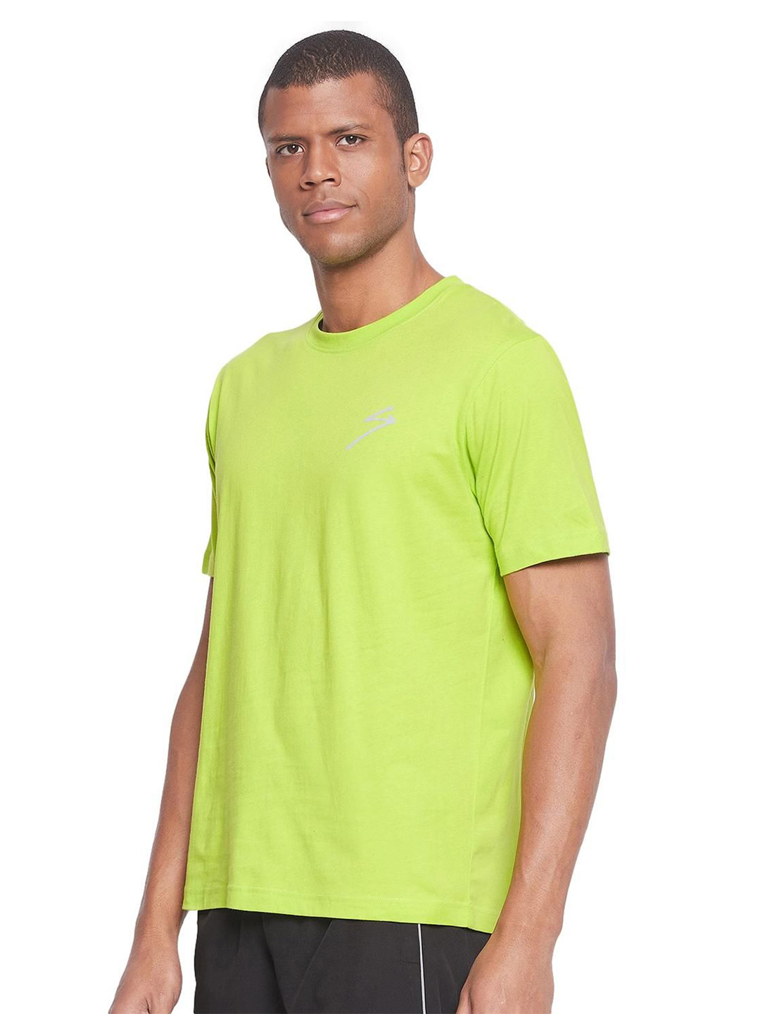 SG Men Lime Solid Short Sleeves Polo Collar T-Shirts (3)