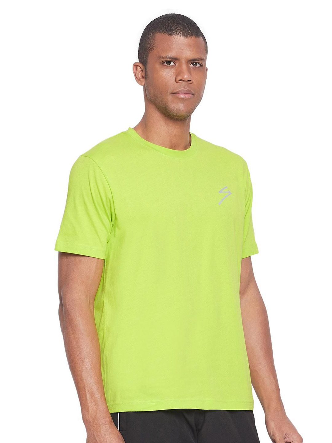 SG Men Lime Solid Short Sleeves Polo Collar T-Shirts (4)