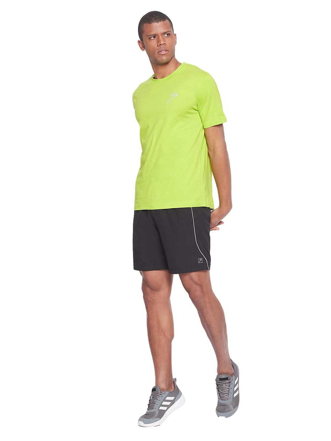 SG Men Lime Solid Short Sleeves Polo Collar T-Shirts (5)