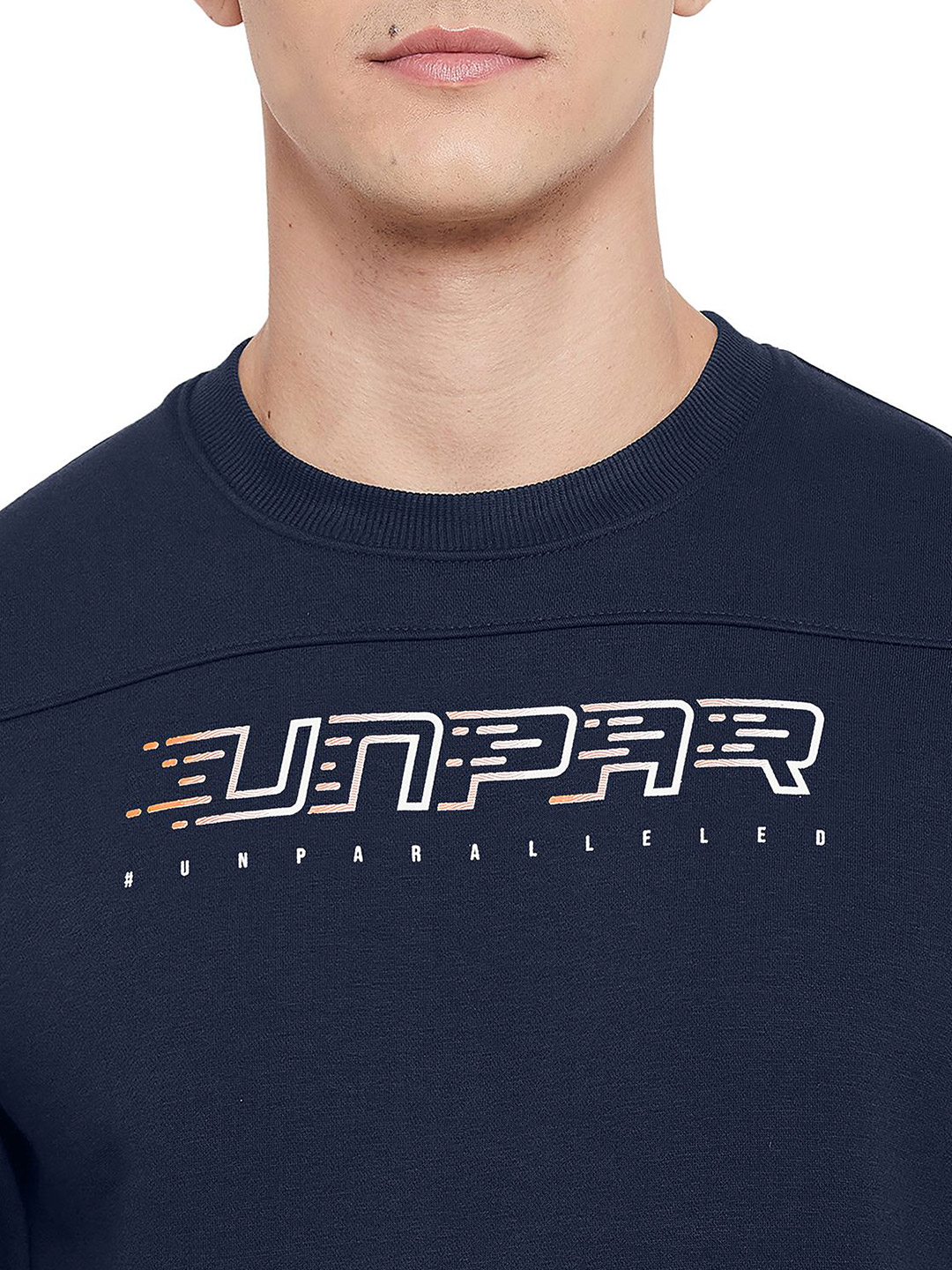 SG Men Navy Blue Solid Long Sleeves Round Neck Sweatshirts (2)