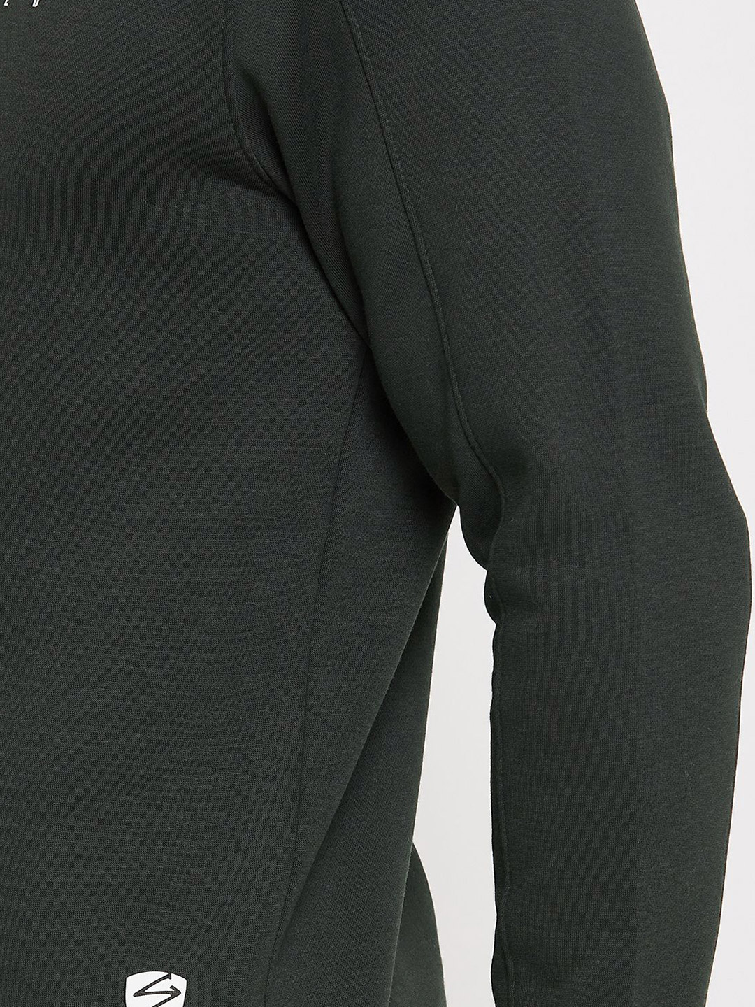SG Men Olive Solid Long Sleeves Round Neck Sweatshirts (7)