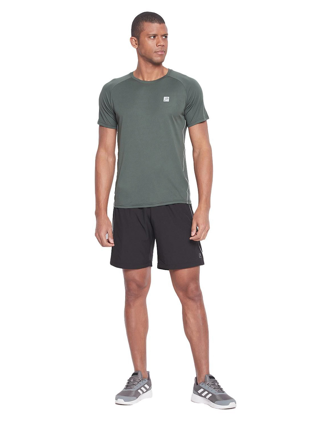 SG Men Olive Solid Short Sleeves Polo Collar T-Shirts (5)