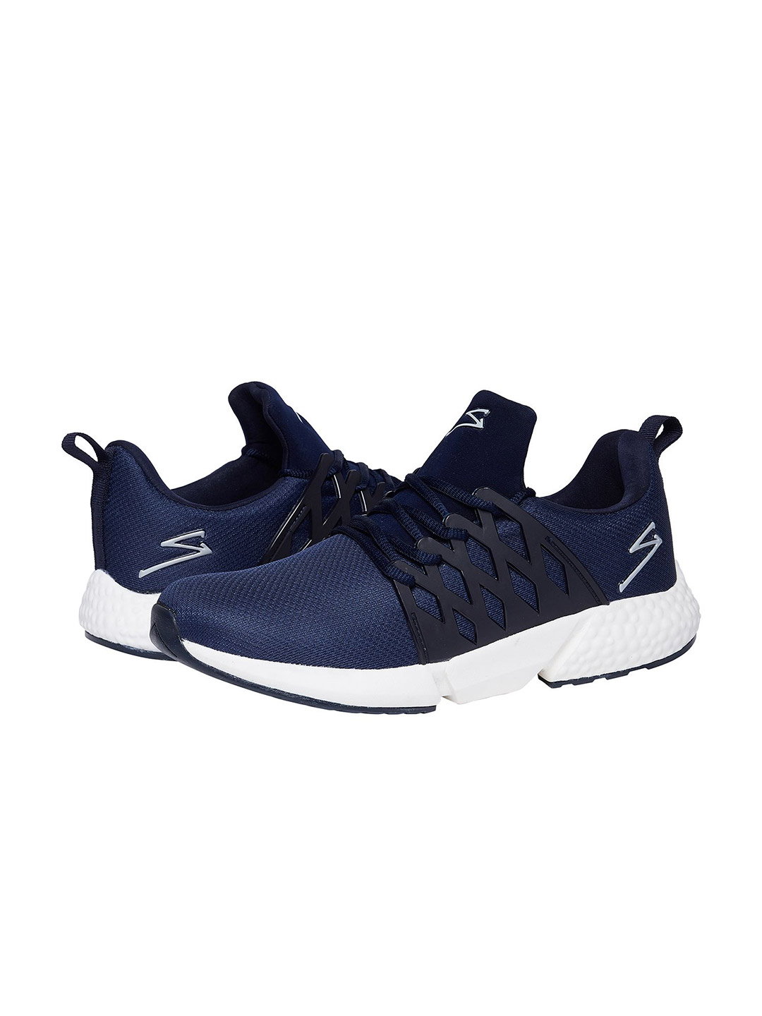 SG Men Platenum Navy Sports Shoes (2)