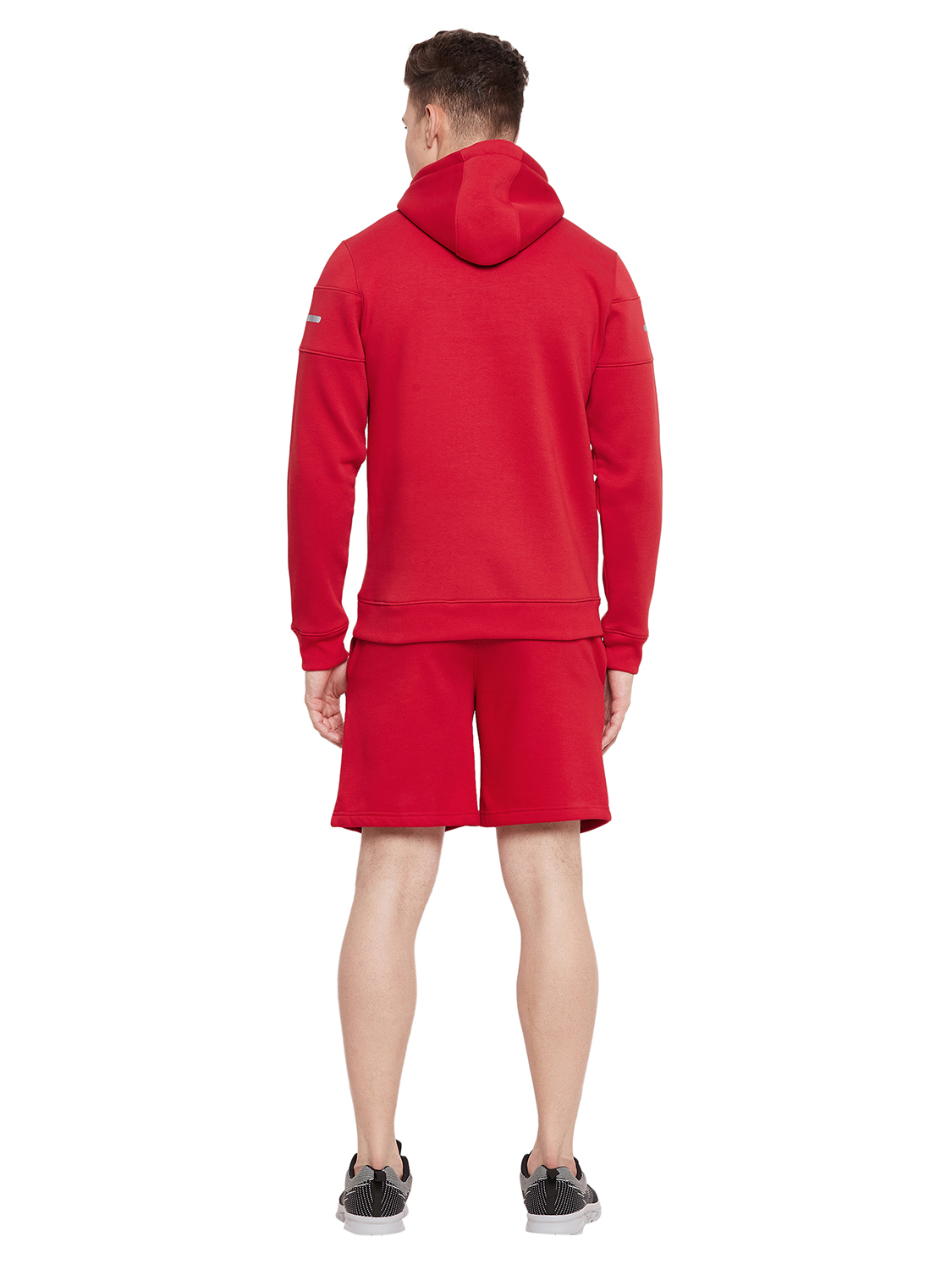 SG Men Red Solid Long Sleeves Hooded Sweatshirts (5)