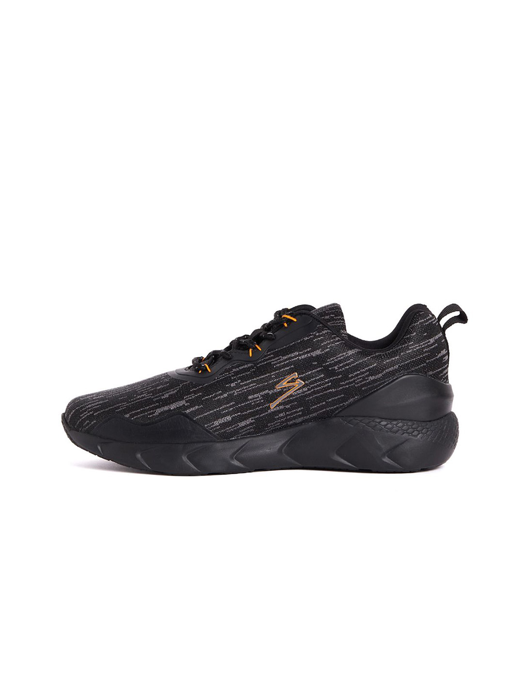 SG Men ROAR Black/Orange Sports Shoes (1)