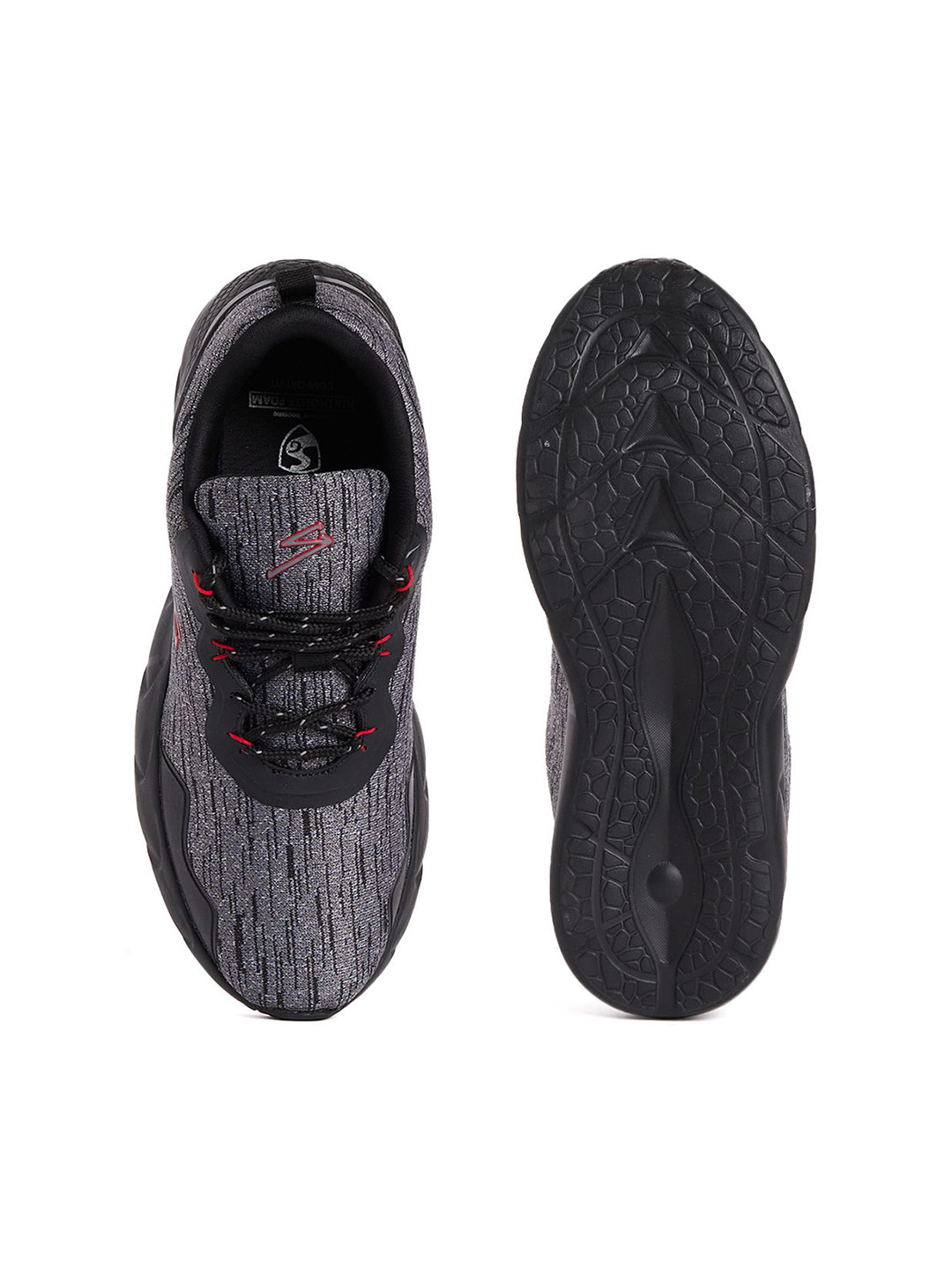 SG Men ROAR Black/Red Sports Shoes (4)