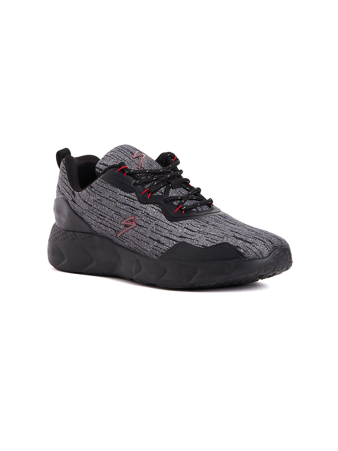 SG Men ROAR Black/Red Sports Shoes (3)