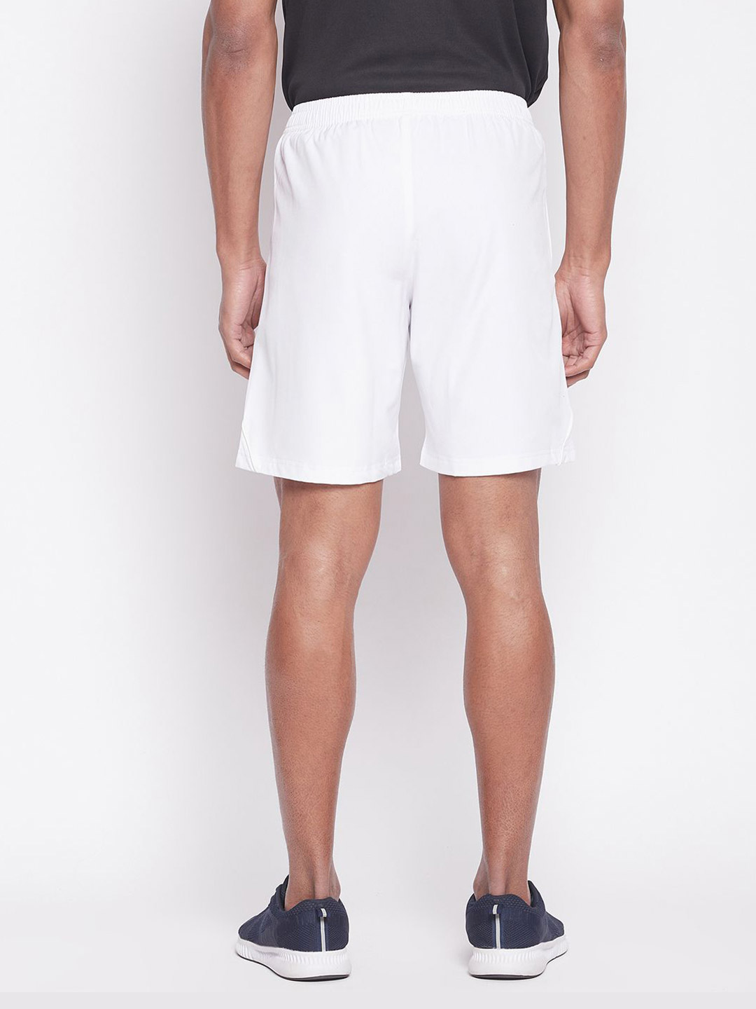SG Men White Printed Polyester Regular Fit Sports Shorts (3)
