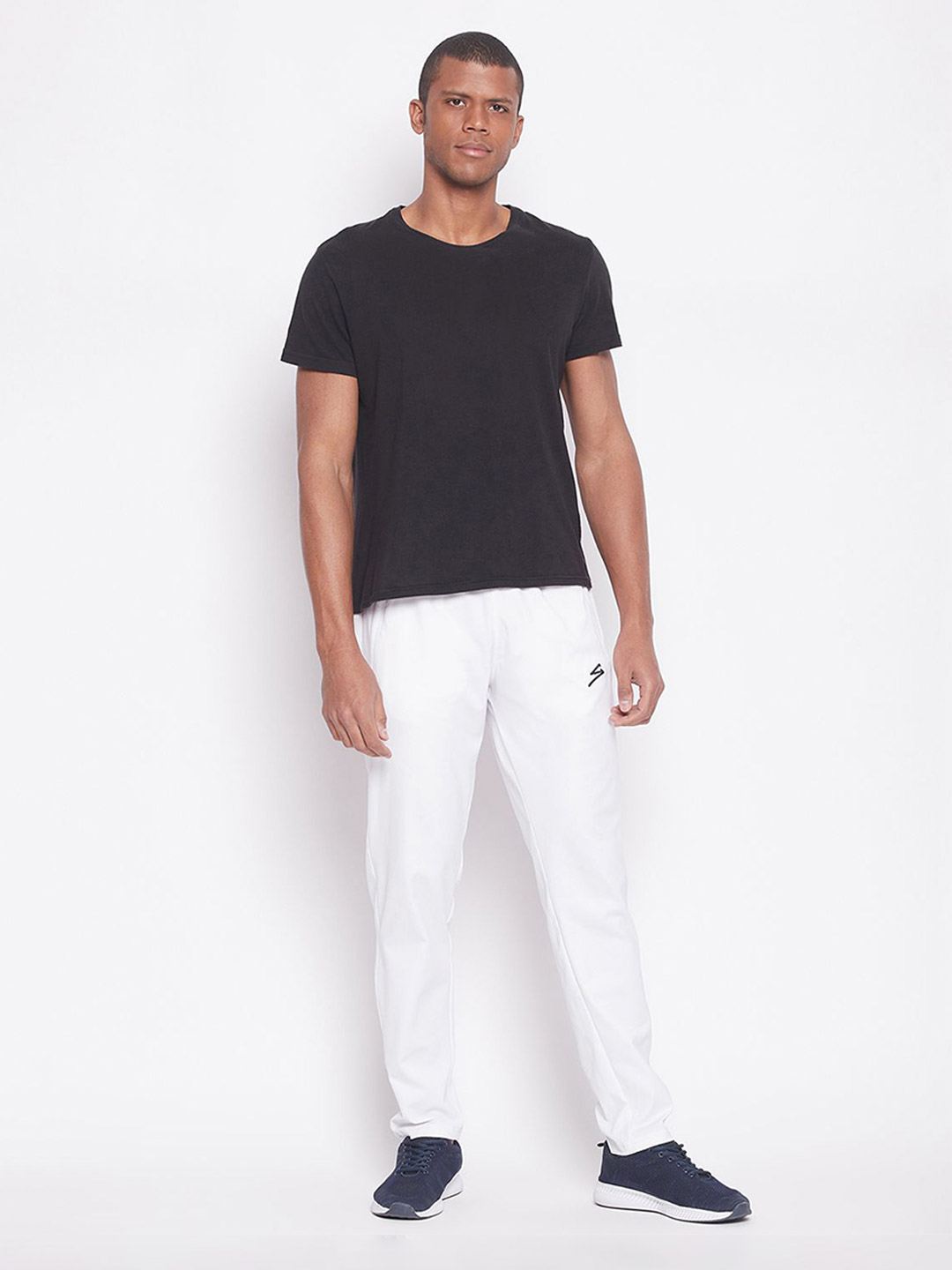 SG Men White Printed Polyester Regular Fit Track Pants (5)