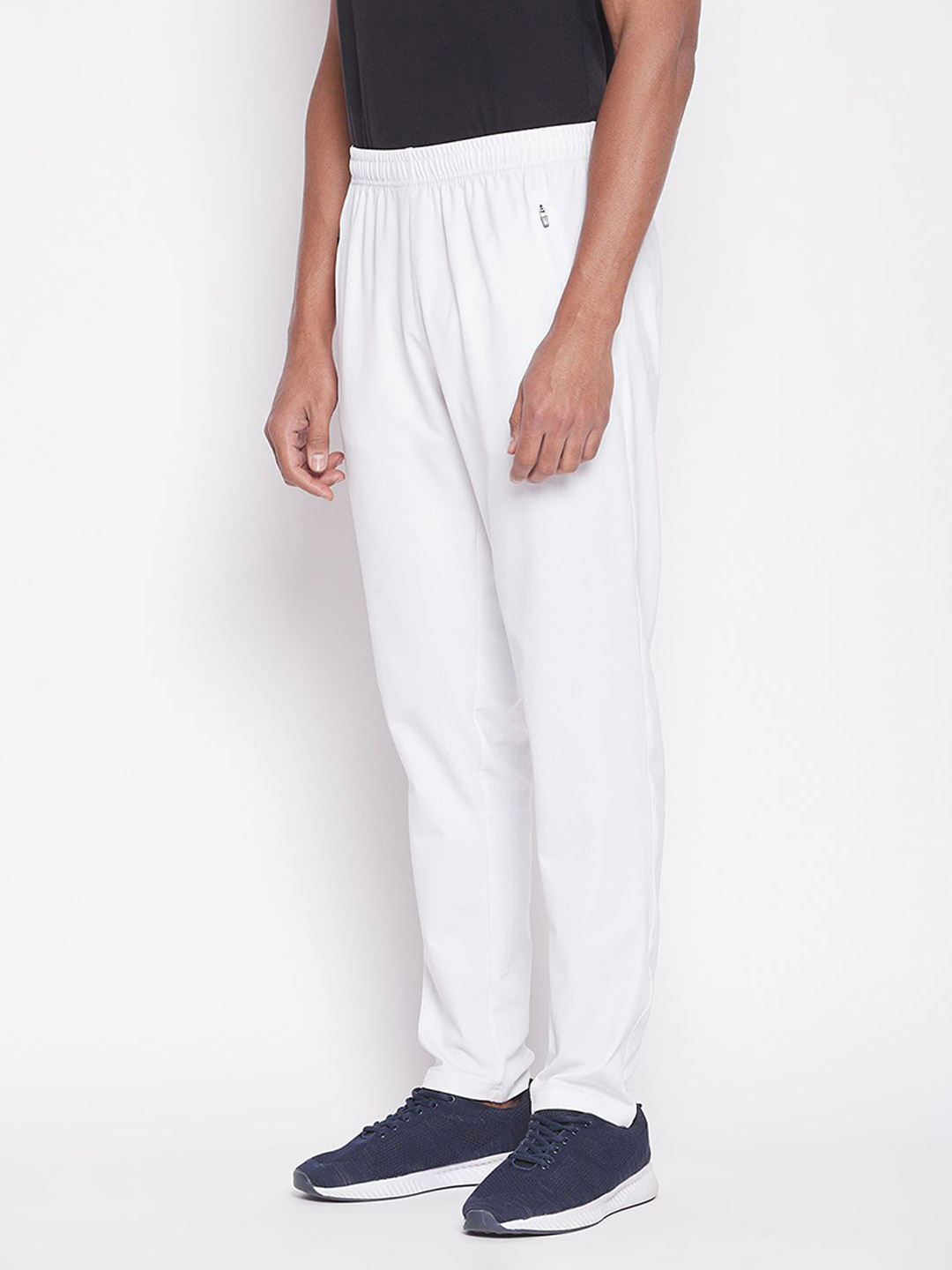 SG Men White Printed Polyester Regular Fit Track Pants (3)