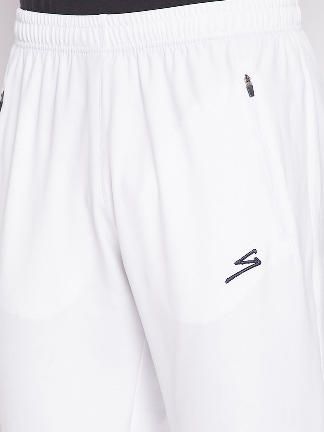 SG Men White Printed Polyester Regular Fit Track Pants (6)